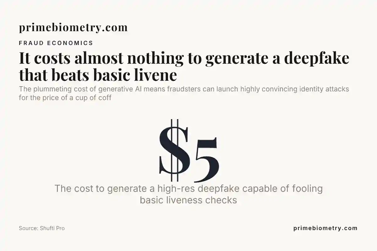 Active challenge-response liveness vs passive deepfake detection: biometric KYC 2026