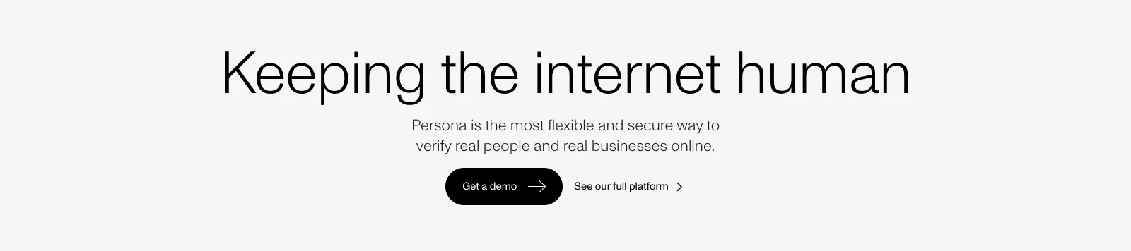 Persona configurable KYC and KYB identity platform