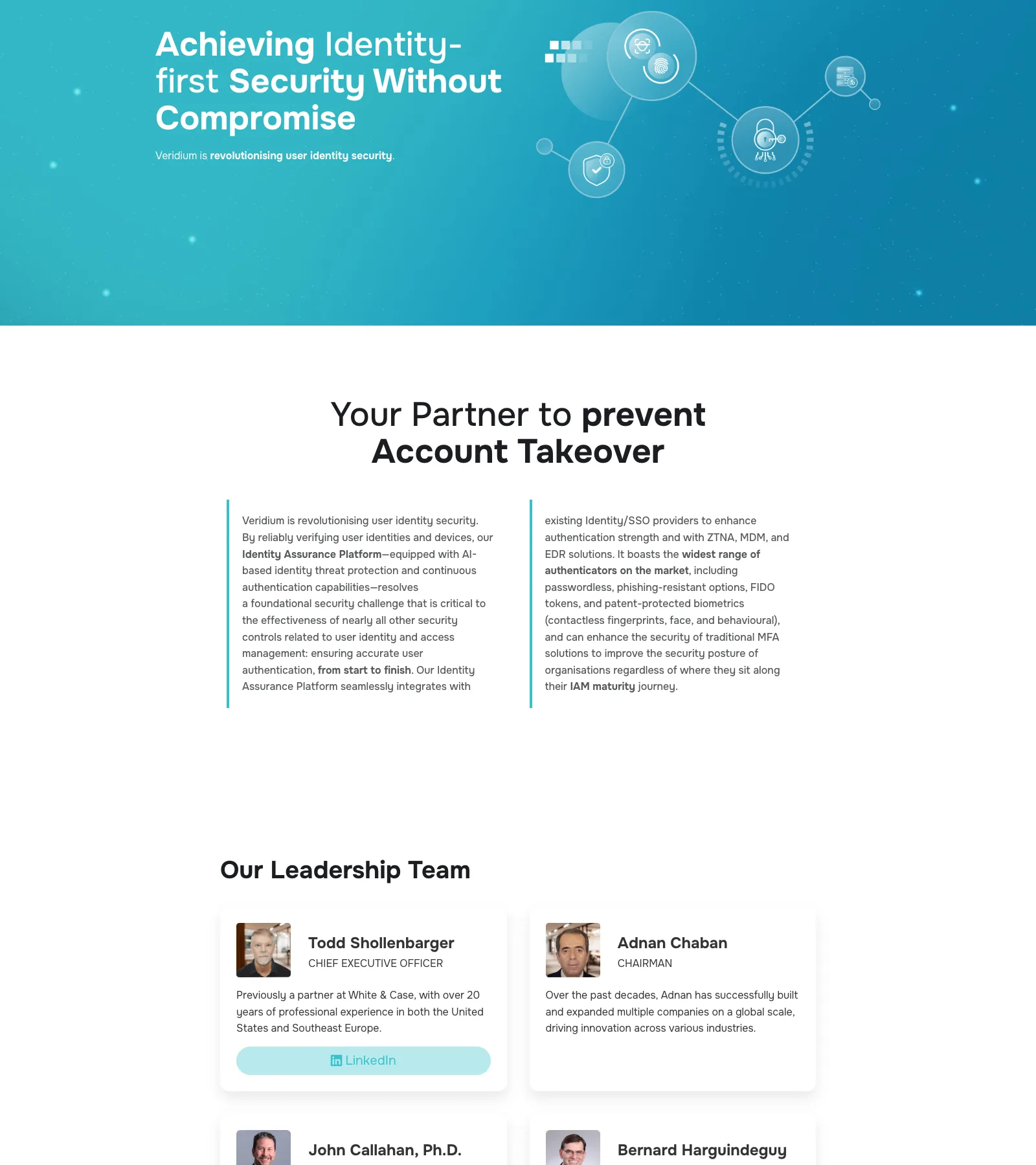 Veridium identity-first security positioning for enterprise IAM